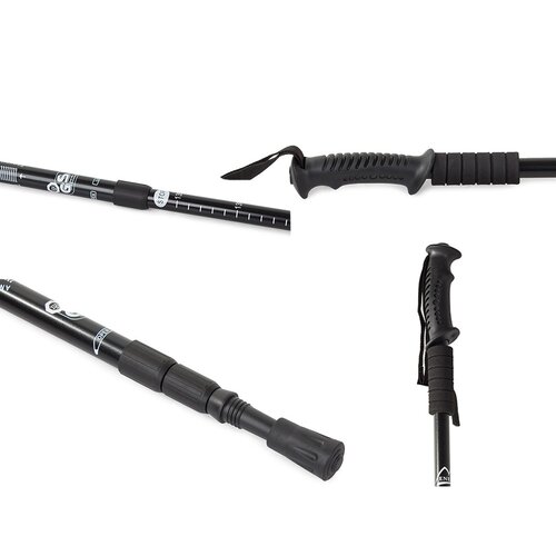 Nordic walking palice za hojstrenje antishock,črne