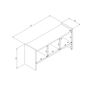 Wandgarderobe Midnight Anthracite