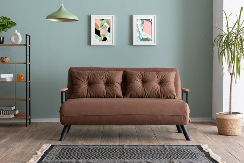 Klappsofa Sando 2 Light Brown