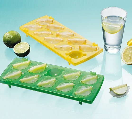 Tvořítko na ľad s citrónom, 2 kusy
