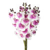 Umelá kvetina orchidea vetvička fialová 6 ks