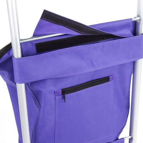 Nákupní taška na kolečkách Nice, fialová