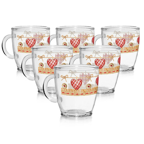 Cerve Valentina pohár szett 380 ml, 6 db