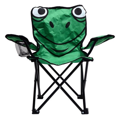 Cattara Otroški kamp stol Frog, zelen