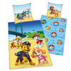 Lenjerie de pat copii, din bumbac, Paw Patrol  Bridge, 140 x 200 cm, 70 x 90 cm