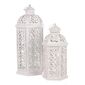 Set felinare din metal Romantic, 2 buc.
