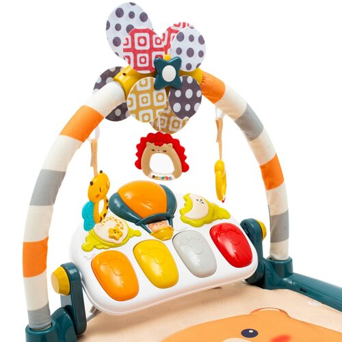 Pătură de joacă interactivă muzicală Baby Mix pentru copii, 50 x 50 x 80 cm