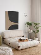 Sofa rozkładana Fold Kadife 2 White