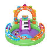 Bestway Nafukovacie vodné hracie centrum Sing and Splash, 295 x 190 x 137 cm