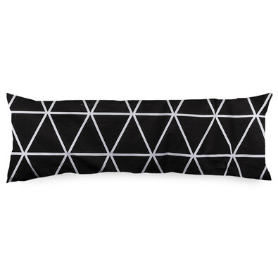 Față de pernă pentru perna Soț de rezervă 4home Galaxy alb-negru, 50 x 150 cm