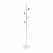 Kovový vešiak Flover 171 cm, biela