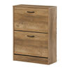 Výklopný botník se 2 přihrádkami COMPACT Elm