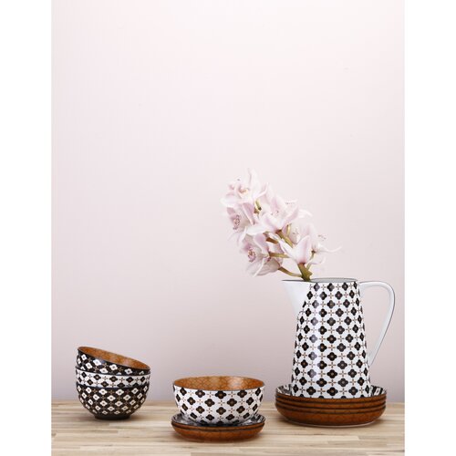 Maxwell & Williams Marigold talerz deserowy White Flower, 18,5 cm