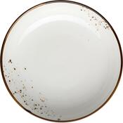 Mäser Hluboký talíř Pintar White hnědé tečky 21 cm