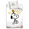 Pamut gyermekágynemű Snoopy All smiles, 140 x 200 cm, 70 x 90 cm