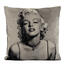 Poszewka na poduszkę - jasiek Gobelinowa Marilyn45 x 45 cm, szary,