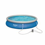 Piscină gonflabilă Bestway Fast Set,diam. 457 cm, înălț. 84 cm