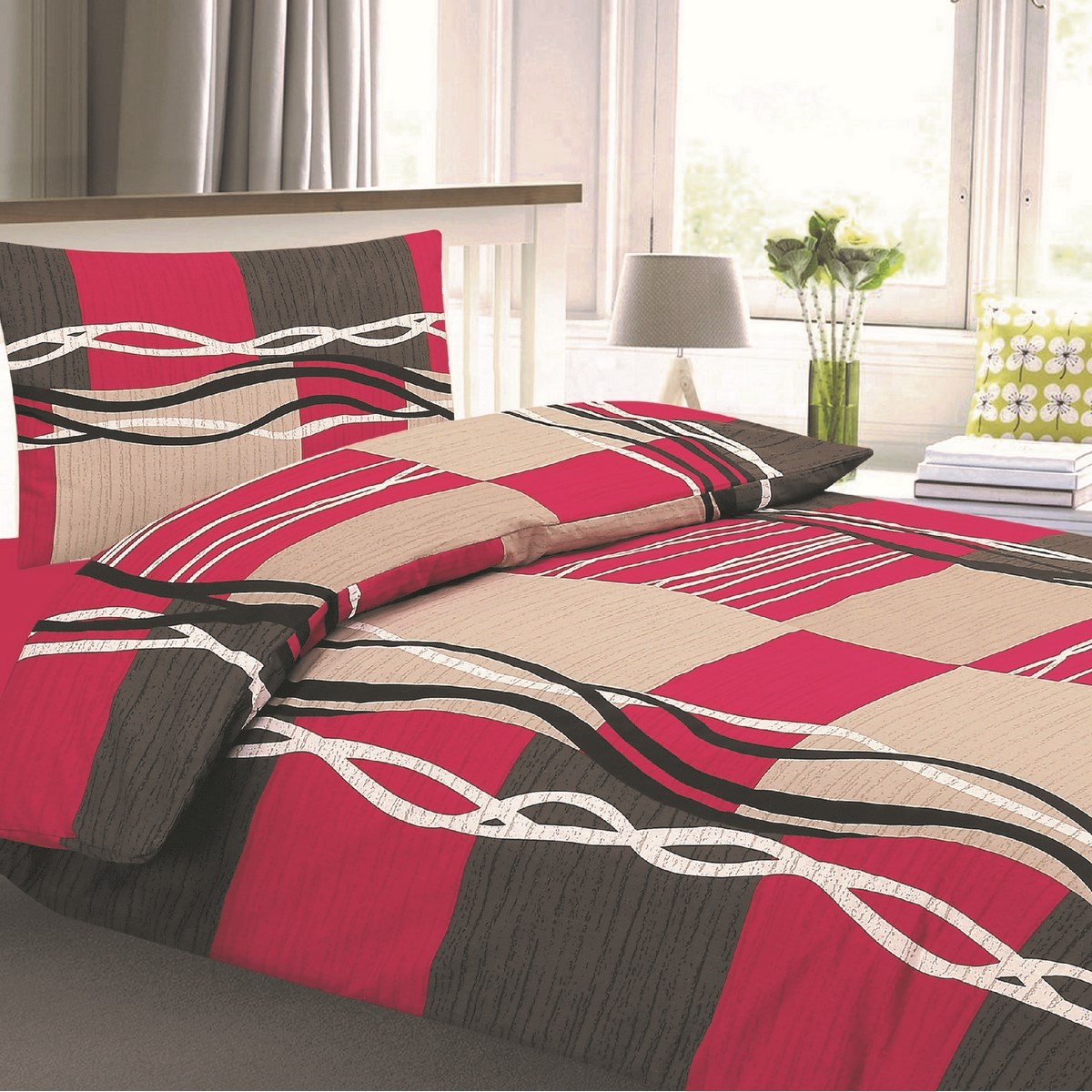 JAHU Krepové obliečky Bonita Monaco, 140 x 200 cm, 70 x 90 cm