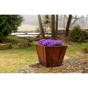 Cono Kerti virágtartó 60 x 60 x 50 cm, corten CORGARDEN 1003