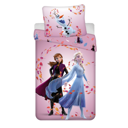 Jerry Fabrics Bavlněné povlečení Frozen "Magical time", 140 x 200 cm, 50 x 70 cm