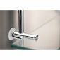 SAPHO 1301-15 Glasablage für Duschwand 40 x 18 x 12,5 cm, silber