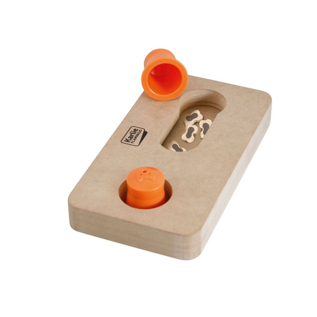 Karlie Flamingo interaktivná drevená GAUSS 22 x 12cm