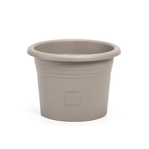 Plastia Ghiveci cu auto-apărare Narza 40 cmdiametru, taupe, diam. 40 cm