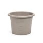 Plastia Selbstbewässernder Pflanzkübel Narza 40 cm Durchmesser, Taupe