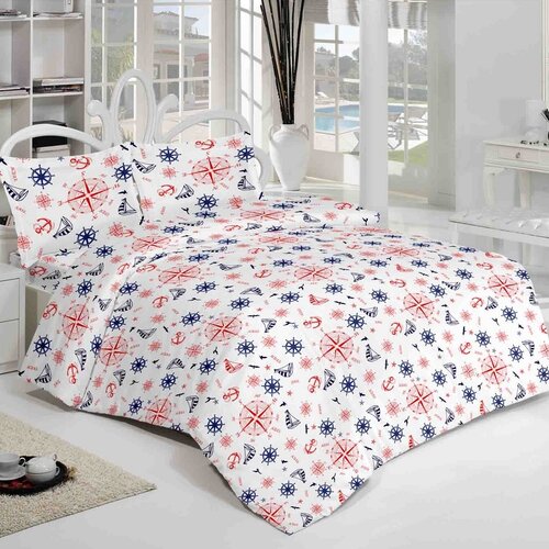 Pościel bawełniana Marina, 140 x 200 cm, 70 x 90 cm
