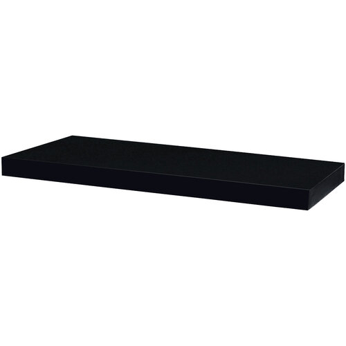 Wandregal P-001, glänzend schwarz
