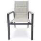 Autronic Scaun de grădină, aluminiu, textil, bej,A ZC-S1110 BK