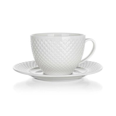 Banquet Tasse mit Untertasse DIAMOND LINE, 220 ml