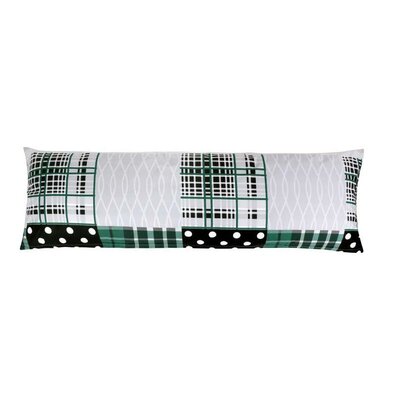 Bellatex Bezug für Seitenschläferkissen Patchwork grün, 45 x 120 cm