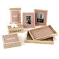 Dřevěný box na kapesníky Trento růžová, 24 x 13 cm