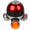 Vibracijski masažni aparat z LED, rdeč
