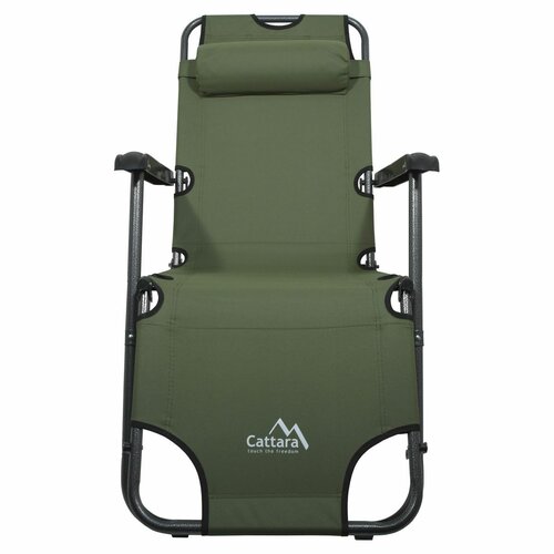 Șezlong pliabil Cattara 13516 Comfort , verde, 155x 61 cm
