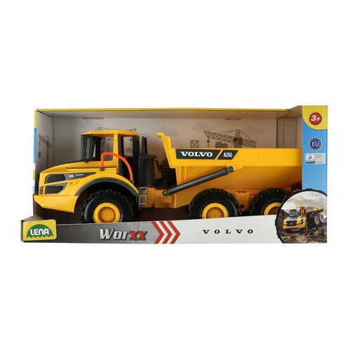Lena Veľké nákladné auto Volvo Worxx plast, 55 cm, 1:15