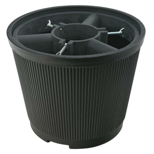 Stojalo za božično drevesce 10 l, črno