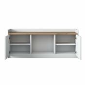 Dulap pentru pantofi Pilo White and Walnut