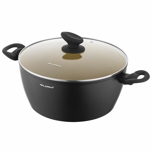 Florina Alumínium pot with lid AmVegan by MateuszGessler, 26 cm, 4,8 l