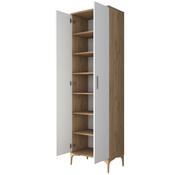 Skříň Jeny Walnut and White