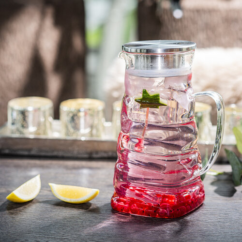 4Home Wave Hot&Cool üveg kancsó, 1,2 l