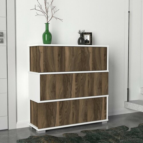 Botník Napolyon White and Walnut