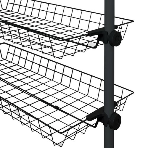 Wenko 2 db drótkosár Herkules szett, fekete