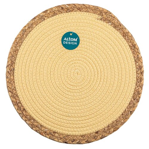 Altom Bombažna prtička premer 38 cm, rumena