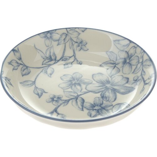 Set of 6 dessert plates Delicate Flowers 10 cm, blue