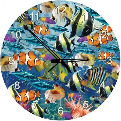Art Puzzle hodiny Svět mořských ryb, 570 dílků