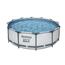 Bestway 56418 Föld feletti medence Steel Pro MAX ,366 x 100 cm, szűrővel és lépcsővel