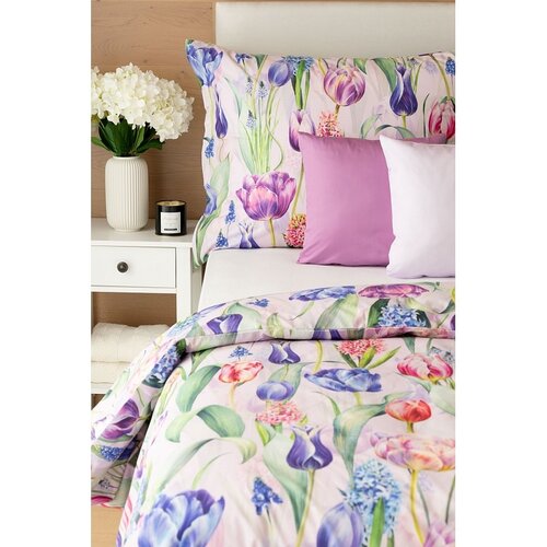 Matějovský bombažna posteljna pregrinjalo DeluxeTulipa, 140 x 200 cm, 70 x 90 cm