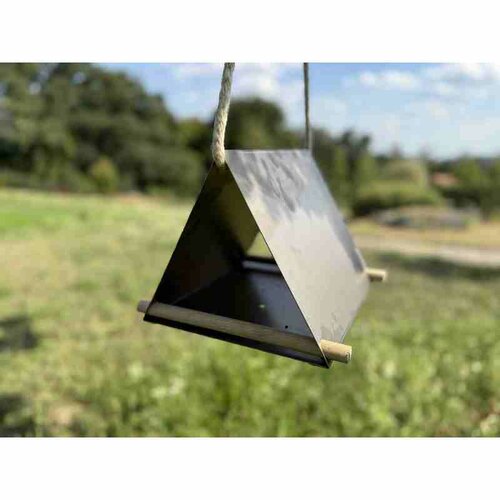 Vela Годівниця для птахів 25 x 25 x 20 см, corten CORGARDEN 1041